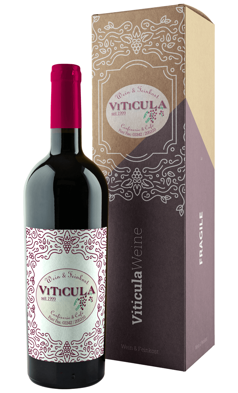 Weinflasche mit Viticula-Label